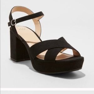 Target A New Day Black Platform Heels